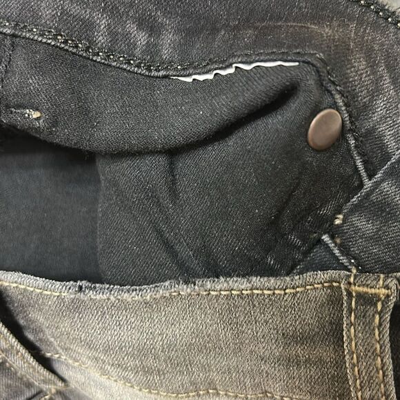 One Teaspoon Gray Skinny Leg Distressed Ankle Cropped Pants(Size 26) - Picture 7 of 10